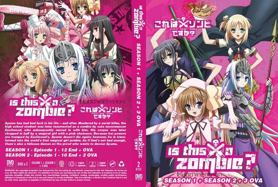 ANIME DVD~ENGLISH DUBBED~Is This A Zombie?Season 1+2(1-22End+3 OVA)FREE GIFT - Image 1 of 4