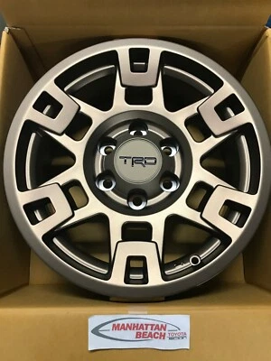 2007-2023 TACOMA FJ 4RUNNER NEW FACTORY TRD 17" ALLOY 6 SPOKE BRONZE WHEEL - Image 1 of 3