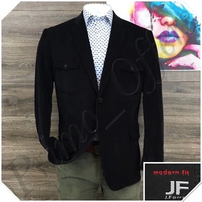 J Ferrar Hombres Blazer Abrigo Deportivo Dos Botones Chaqueta Informal Talla 46R Traje Pana Foto 1 de 4