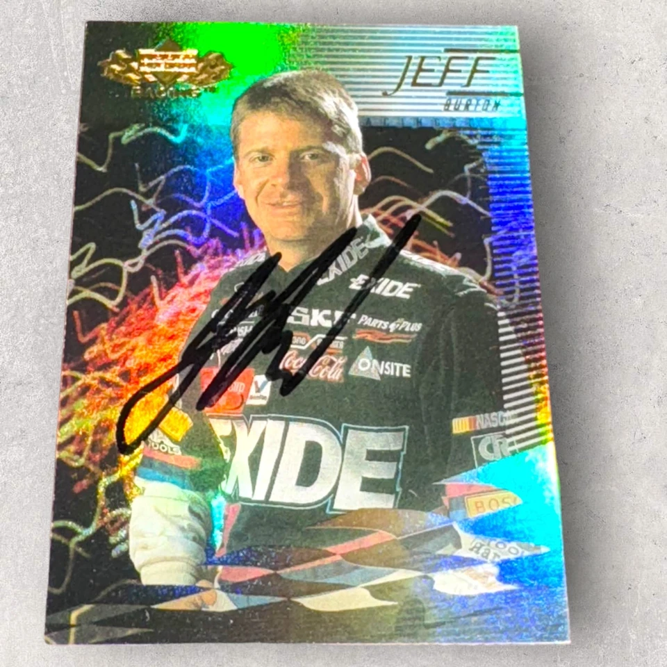 Jeff Burton "MAYOR" NASCAR signed card VINTAGE 2000 UPPER DECK RACING ESIDE #99 - Image 1 of 1