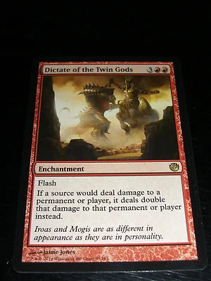 Magic the Gathering: Journey to Nyx - Dictate of the Twin Gods Rare [x1] MTG - Image 1 of 2