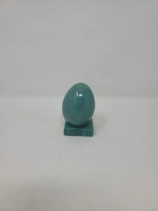 Natürliches Amazonit Ei Quarz Kristall Stein Ei Probe Heilung Madagaskar, 3" - Bild 1 von 3