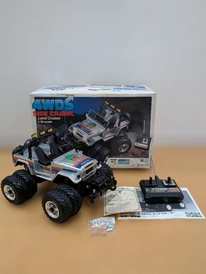Nikko Radio Control Car 1/16 4WD Side Crawl Toyota Land Cruiser mit Box F/S Fedex - Bild 1 von 4