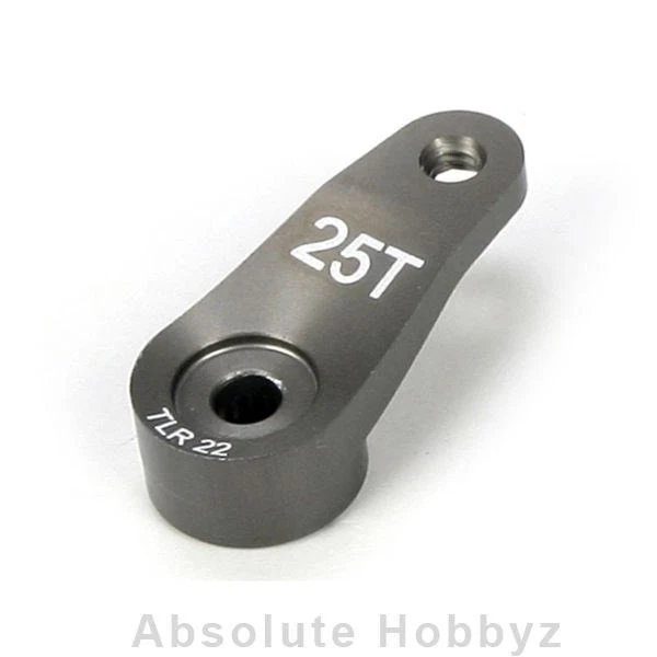 Team Losi Racing Servo Horn, 25T, Aluminum: 22 - TLR1557 - Image 1 of 1