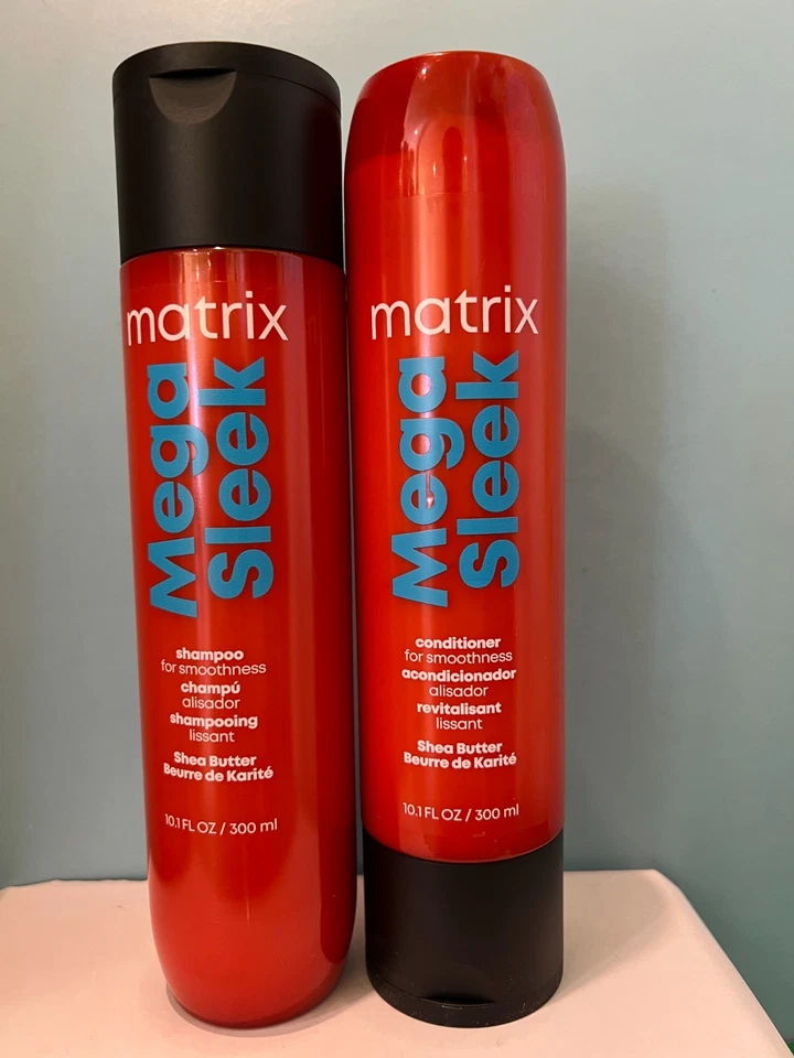 Champú y acondicionador Matrix Mega Sleek 10,1 oz nuevo y auténtico fresco Foto 1 de 1