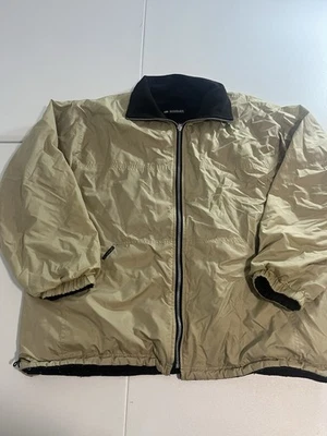 Chaqueta cortavientos Koman XXL para hombre bolsillos con cremallera completa forrada negra Foto 1 de 4