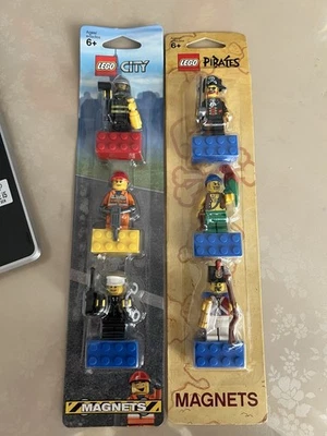 Lot Of 2 Lego City & Pirates Magnets Set 6 Total Brand New 4552943 4553028 - Image 1 of 4