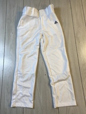 Pantalones de béisbol Adidas Climalite juveniles talla S blancos corte tradicional Foto 1 de 4
