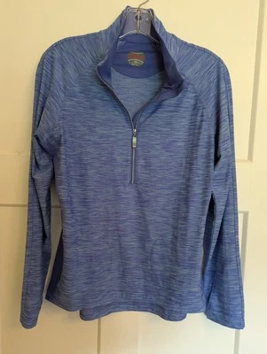 Top de ropa deportiva morada de Bolle. Bolsillos con cremallera. Talla Med Foto 1 de 4