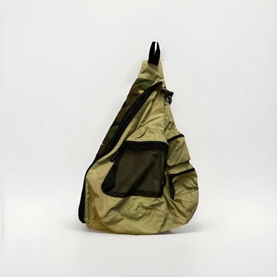 Mochila Bandolera GAP Vintage Verde Y Camuflada Correa Ajustable Extra Grande Foto 1 de 3