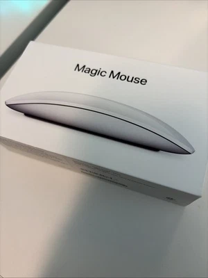 OPEN BOX - Apple Magic Mouse 2 - Wireless / USB-C Touch - White A3204. Sealed - Image 1 of 3