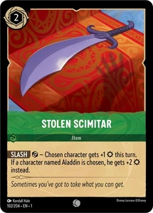 Disney Lorcana The First Chapter #102/204 Stolen Scimitar - Picture 1 of 1