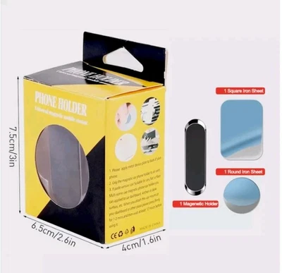 2 Magnetic Car Mount Stable Phone Holder for Iphone and Android - Image 1 of 4