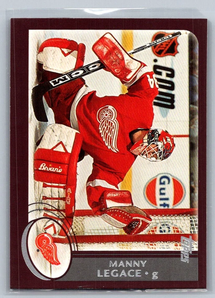 Manny Legace 153 2002-03 Topps Detroit Red Wings Card - Image 1 of 2