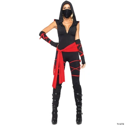 Women’s Ninja Costume – Sexy Stealth Warrior Halloween Outfit UA85087 - Image 1 of 4