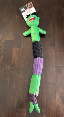 ZippyPaws Marvel Caterpillar Hero Hulk – Plush Squeaky Dog Toy - Image 1 of 4
