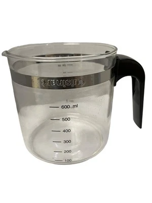 Taza medidora de vidrio con mango negro Cuisinart 24 OZ/600 ml Foto 1 de 4