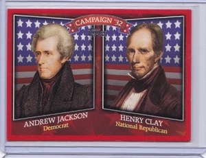 Campaña histórica Topps 2008 enfrentamientos Andrew Jackson Henry Clay ID5 - Imagen 1 de 2