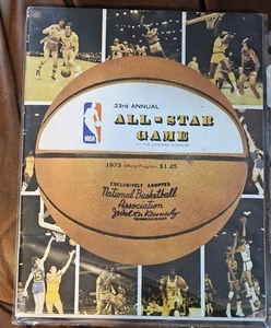 1973 NBA All Star Game Program Dave Cowens MVP - Picture 1 of 1