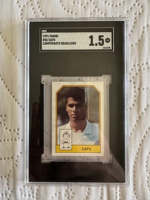 Panini Abril Campeonato Brasileiro 91 1991 Cafu #26 SGC 1,5 Foto 1 de 2