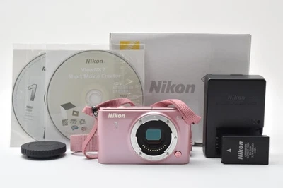 Nikon 1 S1 Light Pink 10.1 MP Digital Camera Body [Exc+++] w/Box From Japan 9292 - Image 1 of 4