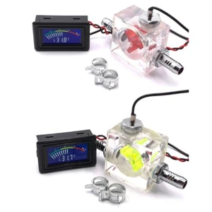 Commonly Used 3 Way Flow Meter LED Thermometer for Water Cooling Liquid Cooler - Photo 1/8