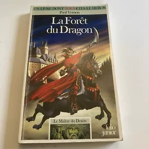 Livre Dont Vous êtes le Héros LDVELH La Forêt du Dragon Paul Vernon Folio Junior - Imagen 1 de 9