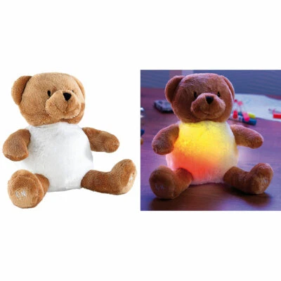 Playtastic LED Plüschtier: Kuschel-Nachtlicht "Bär" mit Farbwechsel-LED