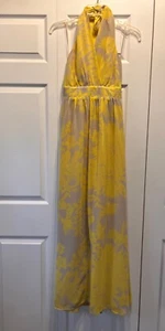 Express Woman Halter Empire Waist Sleeveless Dress Maxi Long Size XS - Picture 1 of 9