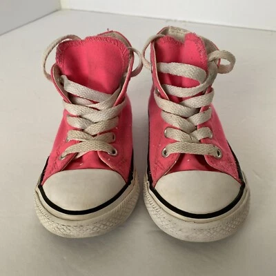 Zapatillas Converse Chuck Taylor All Star Infantil 7 Rosa Lona Parte Superior Alta 754042F Foto 1 de 4