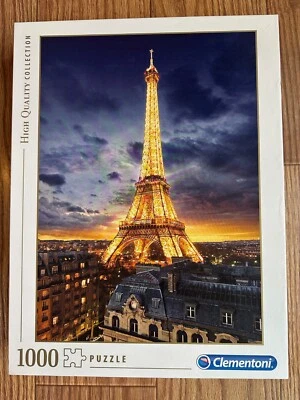 Clementoni Tour Eiffel Tower Paris 1000 Piece Puzzle (New - Box Unsealed) - Image 1 of 3