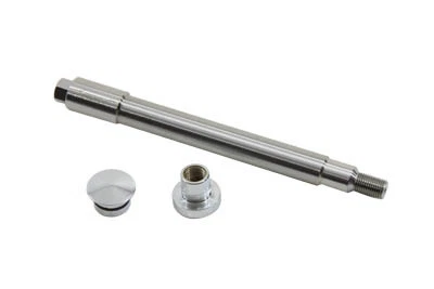 Chrome Flush Mount Front Axle Harley FXR 88-94 FXD DYNA 91-03 Super Glide - Image 1 of 2