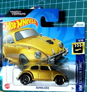 HOT WHEELS GOLDEN BUMBLEBEE VOLKSWAGEN BEETLE HW SCREN TIME 2024 - Picture 1 of 3
