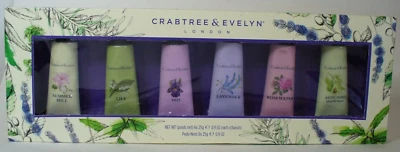 Crabtree & Evelyn Juego de 6 Crema de Manos Crema de Manos Iris Lirio Lavanda Aguacate + Foto 1 de 4