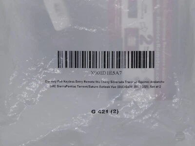 Juego de llaveros de repuesto para coche GM Foto 1 de 4