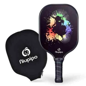 Paleta Pickleball Niupipo MX-02 con cubierta y 4 bolas aprobada por la USAPA Pro Graphite - Imagen 1 de 6