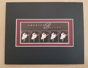 Scott # 3237 Five American Ballet stamps - 1998 - double matted 8 x 10 - Picture 1 of 1