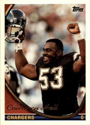 1994 Topps NFL Courtney Hall #284 - Image 1 of 2