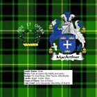 Scottish Clan MacArthur Crest Rock Slate 14x14 cm Excellent Quality Slate