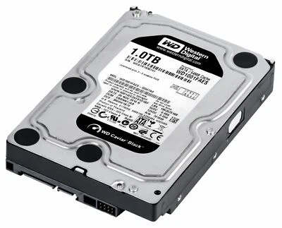 Disk Western Digital Black 1TB 7200U/Min 64MB SATA II WD1001FAES 3.5 " Zoll - Immagine 1 di 4