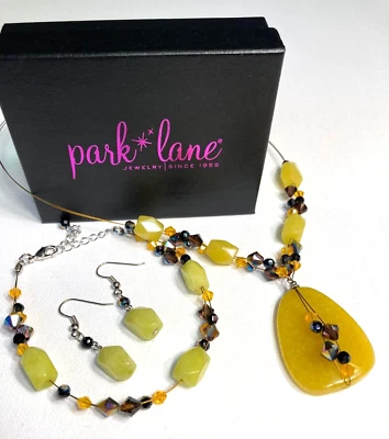 Jewels by Park Lane MIDORI Genuine Quartz & Swarovski Crystal Jewelry Set - Image 1 of 4