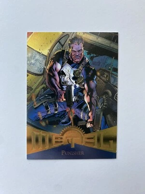2013 Fleer Retro Marvel Metal Card #29- Punisher Foil Insert Upper Deck - Image 1 of 4