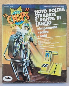 C.H.I.P.S HIGHWAY PATROL LAUNCHER TV SERIES moto POLICE Chips Gig MEGO 1983 NEW - Picture 1 of 8