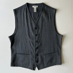Liz Claiborne Men's Gray Sleevless 6-Button Vest 0010 - Picture 1 of 7
