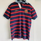 Vintage Polo Ralph Lauren Rugby Polo Shirt Embroidered Logos Size Large L