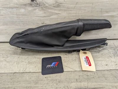 08-13 OEM BMW E88 E82 128 135 Bota Freno de Mano Manija Cuero Perforado Negro Foto 1 de 4
