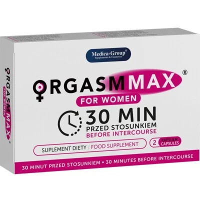 MEDICA-GROUP Orgasm Max for Women 2 Capseln Nahrungsergänzungsmittel MACA ,Ginseng ,L-Arginin