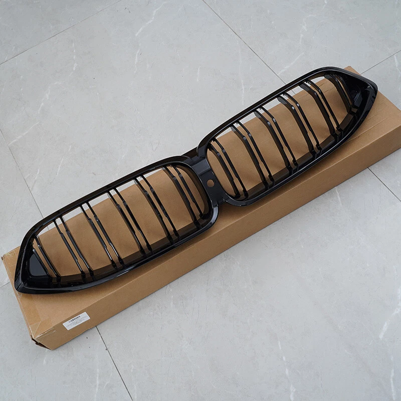 CARSOUL2019 FOR BMW 8 SERIES G14 G15 G16 2019-2022 GLOSS BLACK FRONT KIDNEY GRILLE GRILL UK