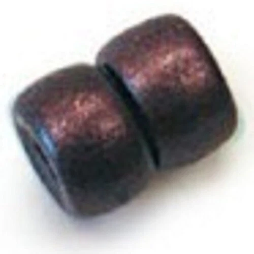 Czech 9 mm Pressed Glass Crow/Roller Beads (50 pcs) - Image 1 of 1