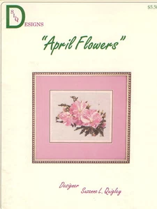 April Flowers XS Pattern - SLQ Designs - Suzanne L. Quigley - Pink Flowers - Picture 1 of 2